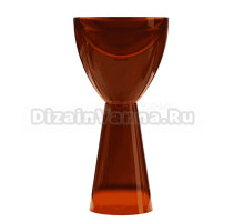 Раковина напольная Abber Kristall AT2703Opal 45 коричневая, круглая