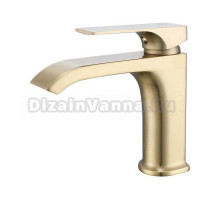 Смеситель для раковины ProHanss P61.10.03 золотой сатин