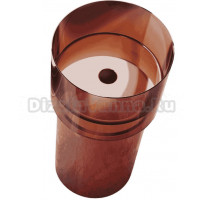 Раковина напольная Abber Kristall AT2701Opal 45 коричневая, круглая