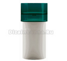 Раковина напольная Abber Kristall AT2701White-Aquamarin 45 белая, бирюзовая, круглая