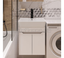 Тумба под раковину без столешницы DIWO Архангельск 50 подвесная, белая 1