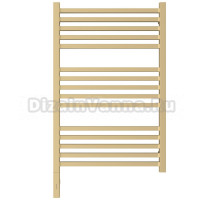 Полотенцесушитель электрический Сунержа Модус 3.1 022-5900-8050 90x55 см, подключение слева, матовая шампань, лесенка