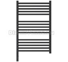 Полотенцесушитель электрический Сунержа Модус 3.1 31-5900-8050 90x55 см, подключение слева, матовый черный, лесенка