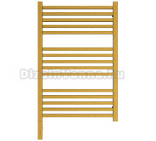 Полотенцесушитель электрический Сунержа Модус 3.1 051-5900-8050 90x55 см, подключение слева, состаренная латунь, лесенка