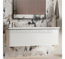 Тумба с раковиной Belux Челси НП 100-01 матовая белая