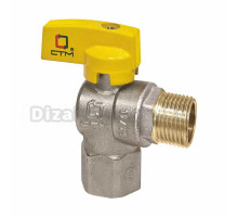 Шаровой кран СТМ CGLFMB12 угловой, 1/2\