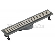 Душевой трап (лоток) Logan Basic L007L-650 60 см, решетка нержавеющая сталь, с сифоном