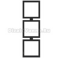 Полотенцесушитель электрический Сунержа Этюд E 31-0844-1030 105x35 см, подключение слева, матовый черный