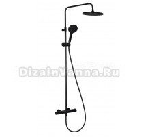 Душевая стойка Splendy Relax R RR208XTR26R3BM черная матовая