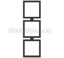 Полотенцесушитель электрический Сунержа Этюд E 15-0844-1030 105x35 см, подключение слева, темный титан муар