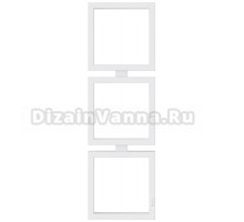 Полотенцесушитель электрический Сунержа Этюд E 30-0845-1030 105x35 см, подключение справа, матовый белый