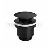 Донный клапан для раковины Plastbrno EUVCB06 без перелива, черный