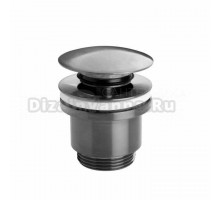 Донный клапан для раковины Plastbrno EUVCT06 без перелива, оружейный металл