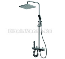 Душевая стойка Argotech 3005/FCG ALITA оружейная сталь