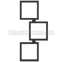 Полотенцесушитель электрический Сунержа Этюд ES 15-0846-1050 105x50 см, подключение слева, темный титан муар