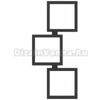 Полотенцесушитель электрический Сунержа Этюд ES 15-0847-1050 105x50 см, подключение справа, темный титан муар