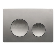 Кнопка смыва для унитаза Veconi Flush V2 пластик, цвет оружейная сталь