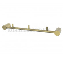 Крючок IDDIS Petite PETG0S3i41 матовое золото, на шурупах