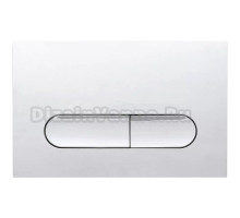 Кнопка смыва для унитаза Veconi Flush V3 пластик, цвет хром глянец