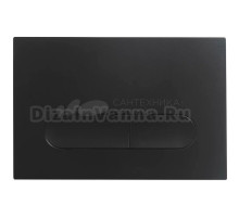 Кнопка смыва для унитаза Veconi Flush V3 пластик, цвет матовый черный