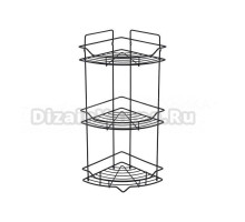 Полка Milardo Grid GRICC3BM44 черный матовый