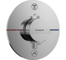 Термостатический смеситель встраиваемый Hansgrohe ShowerSelect Comfort S 15554000 хром