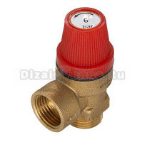 Предохранительный клапан СТМ CRVP6M12 1/2" ВРx1/2" НР, 6 бар