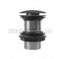 Донный клапан для раковины IDDIS Slide SLIGM10i88 без перелива, матовый графит