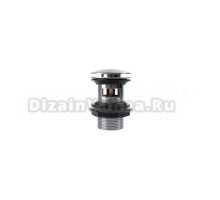 Донный клапан для раковины IDDIS Slide SLIBC1Wi88 с переливом, матовый хром