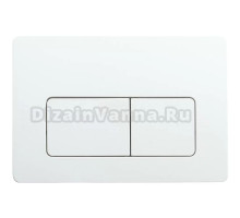 Кнопка смыва для унитаза Veconi Flush V5 пластик, цвет белый глянец