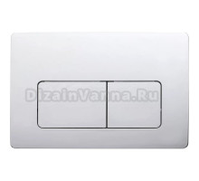 Кнопка смыва для унитаза Veconi Flush V5 пластик, цвет хром глянец