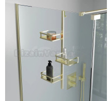 Полка Veconi Moderno MD-G-C9 золото брашинг