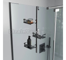 Полка Veconi Moderno MD-GR-C9 графит брашинг