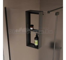 Полка Veconi Grange GN-B-C9 матовая черная