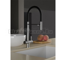 Cмеситель для кухни с подключением фильтра Кnotlor SS-16, сатин