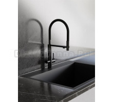 Cмеситель для кухни с подключением фильтра Кnotlor SS-15/BL, черный