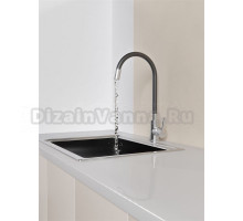 Cмеситель для кухни с гибким изливом Кnotlor SS-02, сатин