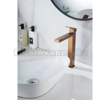 Смеситель для раковины высокий Knotlor KN-24/RB, бронза