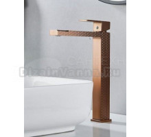 Смеситель для раковины высокий Knotlor KN-24/RBP, бронза