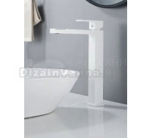 Смеситель для раковины высокий Knotlor KN-24/WY, белый