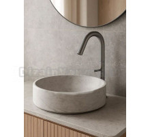 Смеситель для раковины высокий Knotlor SS-31/GM, графит