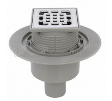 Душевой трап Splendy Faith FA304VKYCR 10x10, в пол, хром