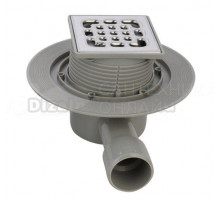 Душевой трап Splendy Faith FA304GKYCR 10x10, в пол, хром