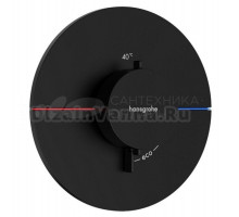 Термостатический смеситель встраиваемый Hansgrohe ShowerSelect Comfort S 15559670 черный матовый