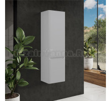 Шкаф-пенал для ванной Raval Welto 2 120 светло-серый soft touch