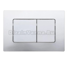 Кнопка смыва для унитаза Veconi Flush V8 пластик, цвет хром глянец