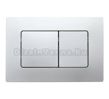 Кнопка смыва для унитаза Veconi Flush V8 пластик, цвет матовый хром