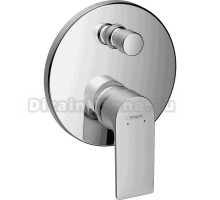 Встраиваемый смеситель для душа и ванны Hansgrohe Rebris E 72469000 С ВНУТРЕННЕЙ ЧАСТЬЮ, хром