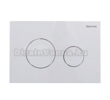 Кнопка смыва для унитаза Splendy Stable Rest SR302TMW пластик, цвет белый