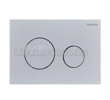 Кнопка смыва для унитаза Splendy Stable Rest SR302TMCR пластик, цвет хром